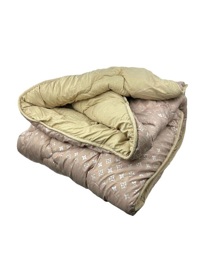 Одеяло полуторное закрытое Ромб 20389 150х210 см пудровое Arda (328391754)