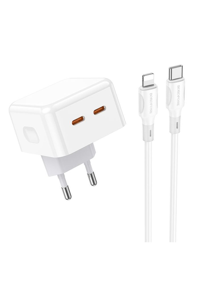 Сетевое Зарядное Устройство BA76A Source PD/QC 35W Type-C to Lightning Borofone (372466342)