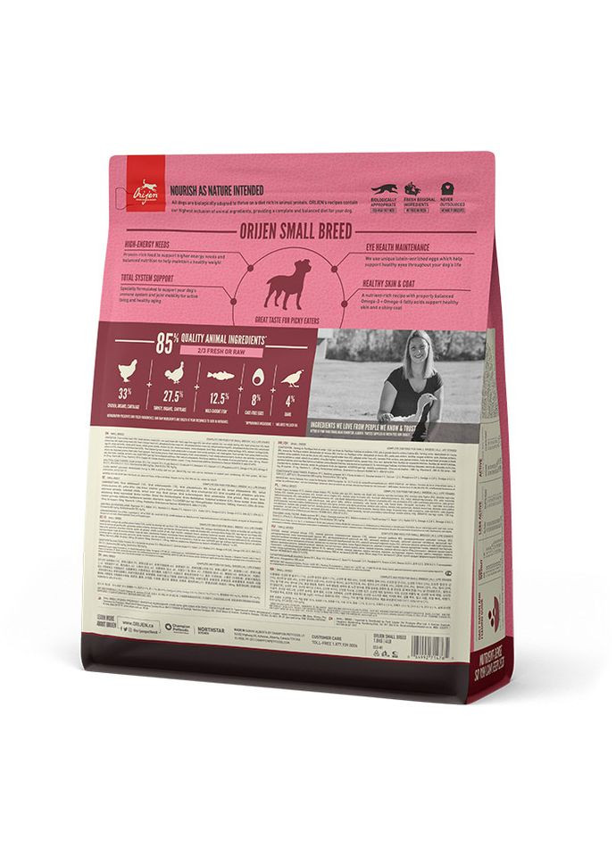 Сухой корм для собак малых пород Small Breed 1.8 кг (0064992714765) Orijen (316695696)
