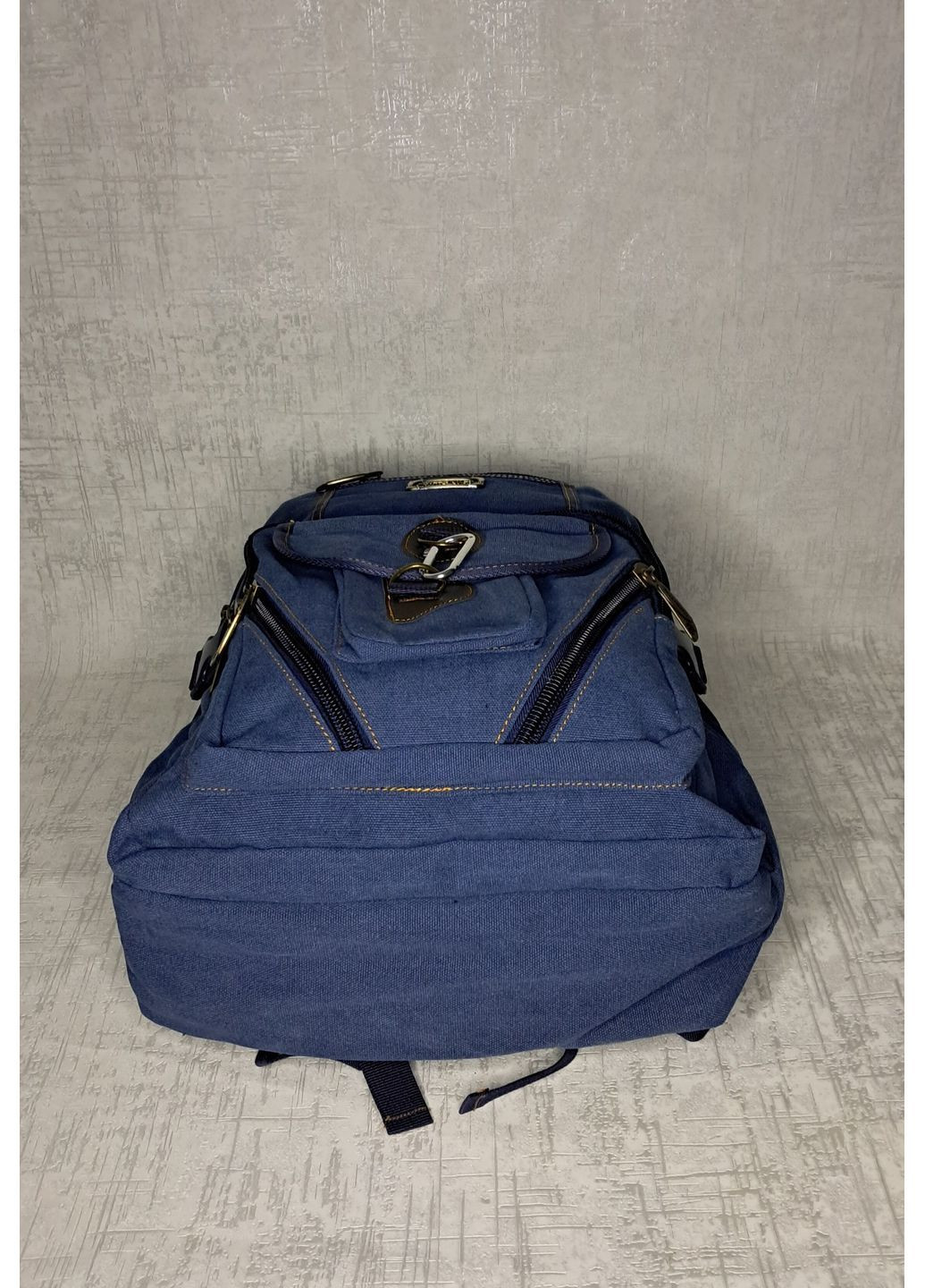 Джинсовый рюкзак много карманов No Brand (365833519)