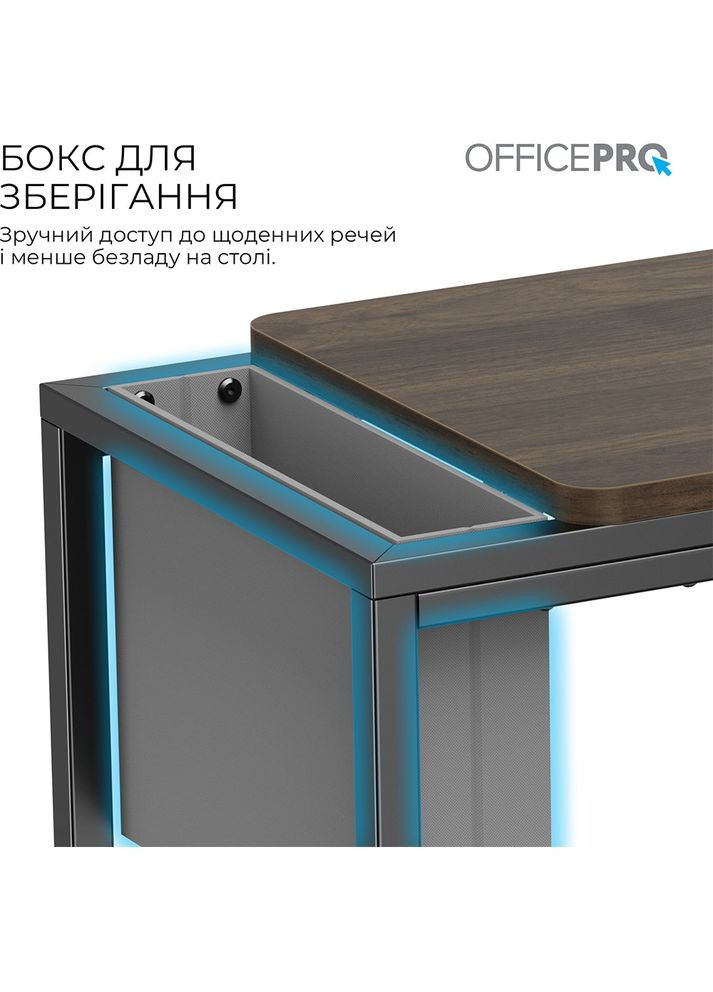Приставной столик Dark Wood Black (SD175DW) OfficePro (364873446)