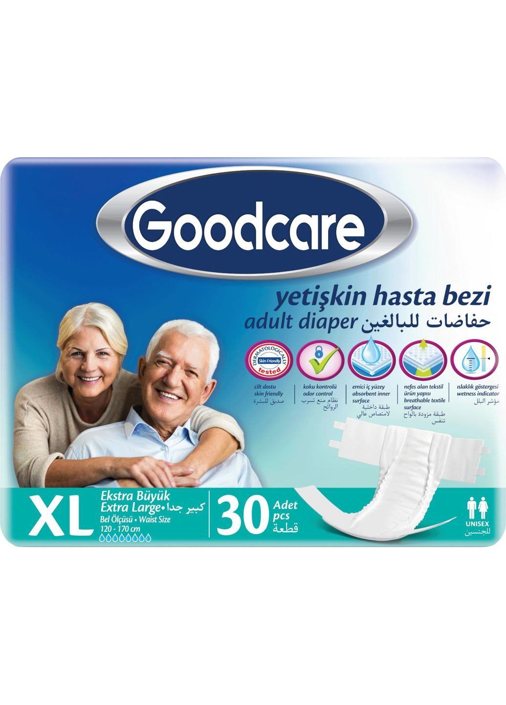 Підгузки для дорослих 4 Extra Large, 30 шт. GoodCare 8690536805624 (328447811)