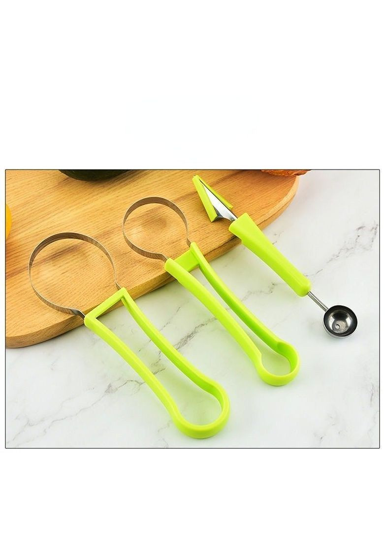 Набор приборов для удаления мякоти с дыни и арбуза, нож-лопатка для нарезки дыни и фруктов China (366890729)