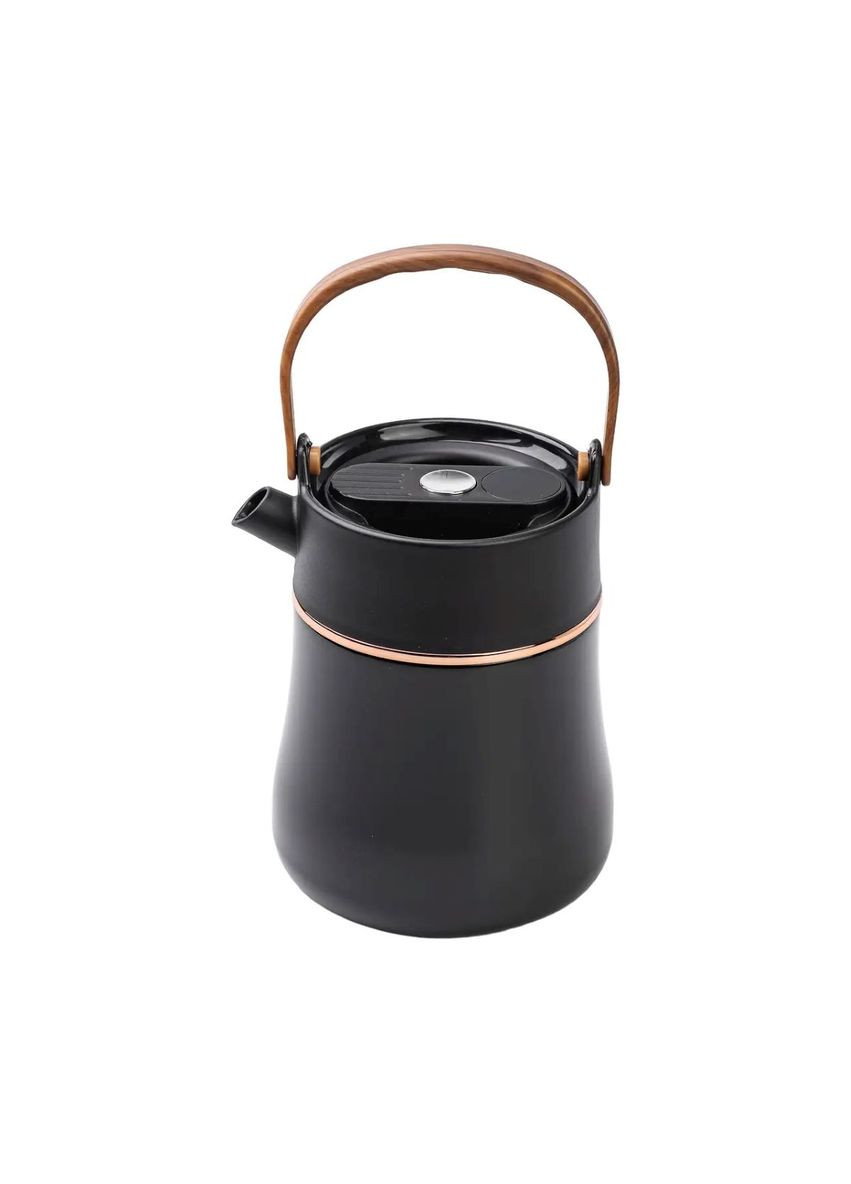 Чайник термос с датчиком температуры и вакуумной изоляцией 700 мл черный Jooki (358706711)