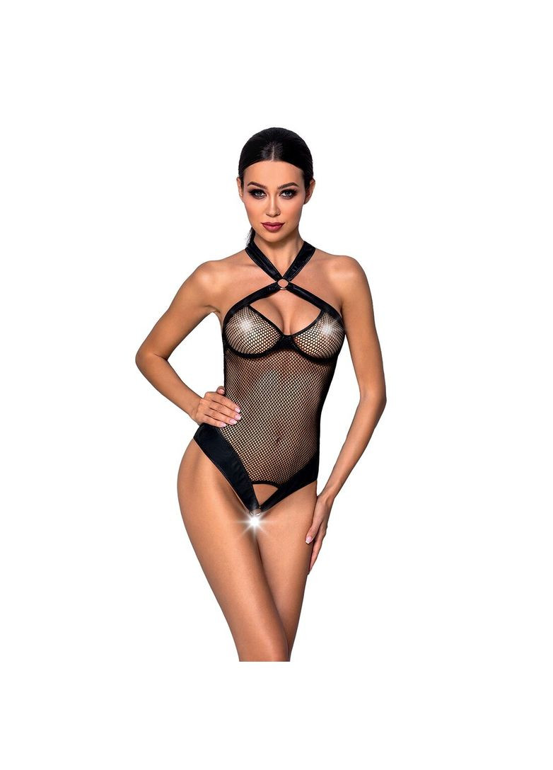 Сітчастий боді з халтером Amanda Body L/XL, black Passion (369951300)