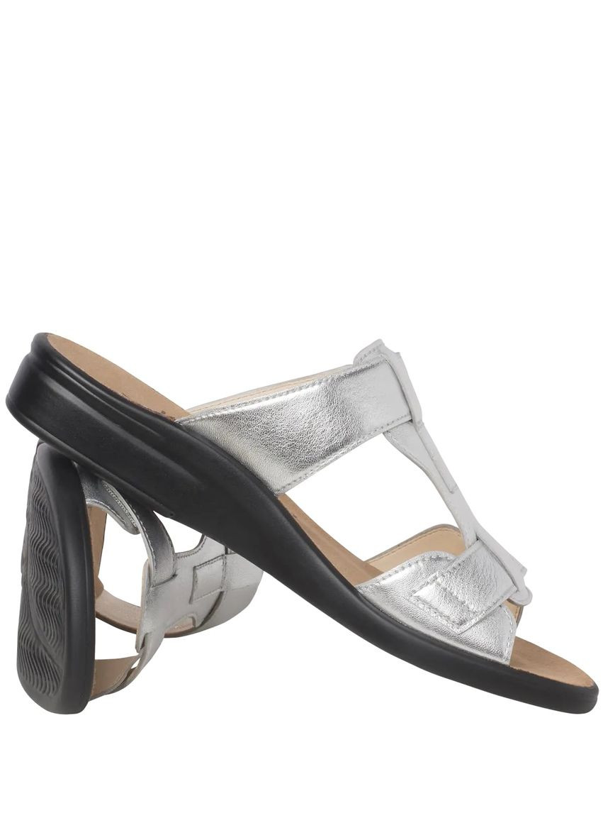 Серебряные ортопедические шлепанцы sonnika, /перламутр (арт.9-20 2840 7600), (австрия) ( ) Ganter