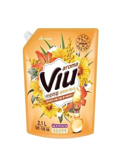 Ополіскувач для білизни Viu Fabric Softener Refill Мімоза, 2.1 л Mukunghwa (348838907)
