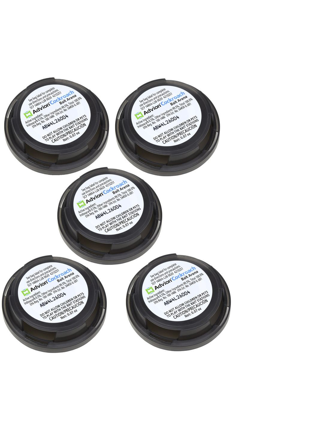 Ловушка от тараканов Advion Cockroach Gel Bait Arena комплекм 5шт по 2 грамма Syngenta (368683867)