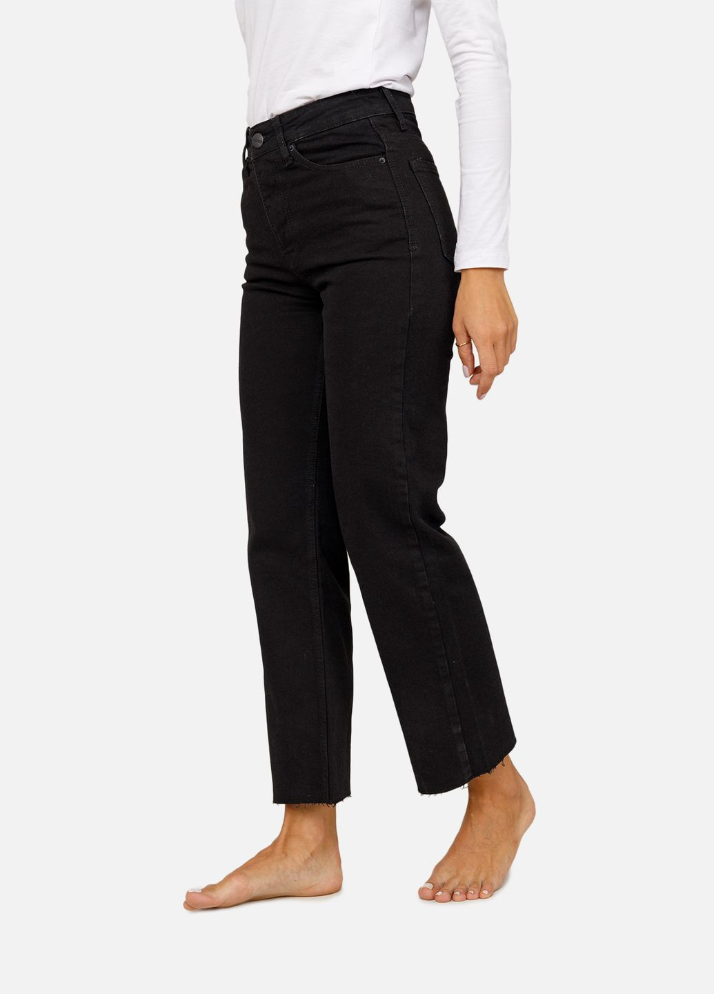 Женские джинсы straight цвет черный ЦБ-00257398 Catch - (307362488)