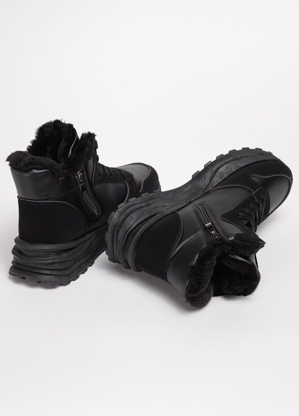 Чорні зимовий черевики жіночі 342146 Power