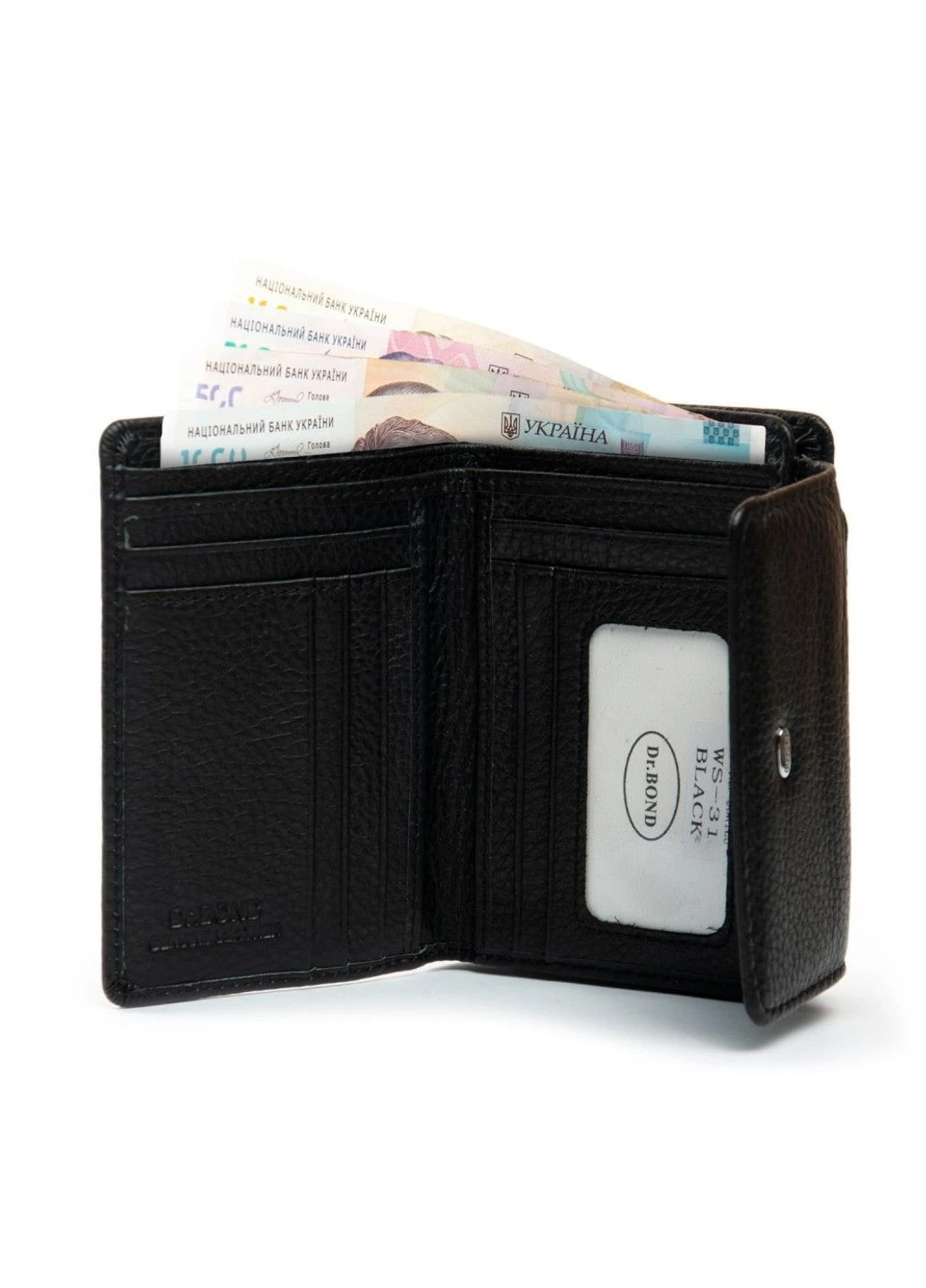Женский кожаный кошелек Bright WS-31 black Dr. Bond (384415622)