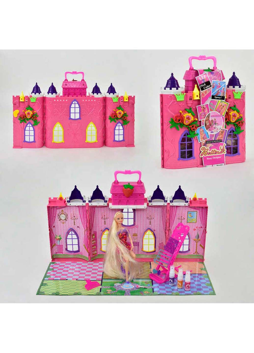 Кукла с домиком аксессуарами, 30 см, аксессуары для окрашивания волос, картонная рамка Yufeng (292555861)