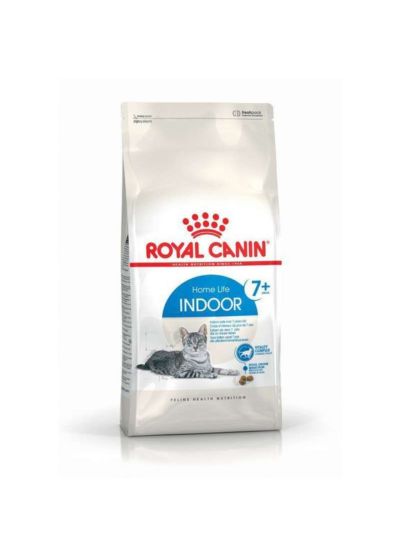 Indoor 7 plus - Сухой корм с птицей для домашних кошек пожилого возраста 1,5 кг (3182550784399) Royal Canin (327070380)