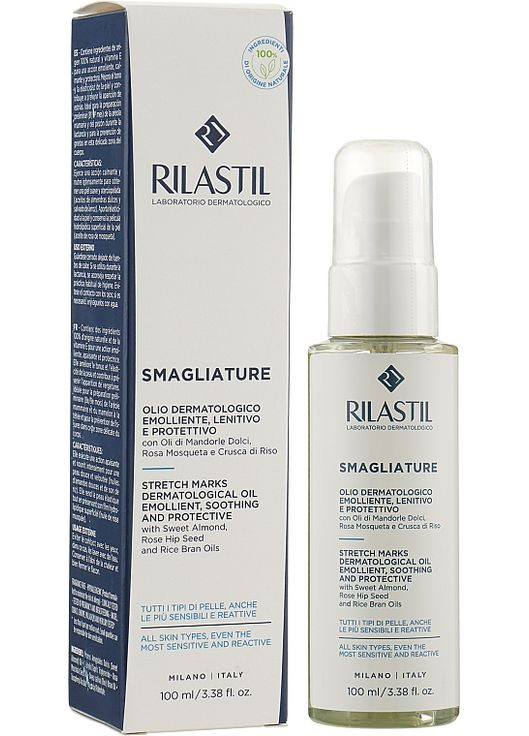 Дерматологическое смягчающее и успокаивающее масло Stretch Marks Dermatological Oil 100ml (973698-53910) Rilastil (368617975)