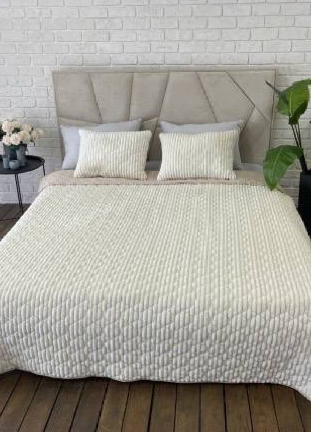 Покрывало стеганое евро с подушками Vishnya (362122370)