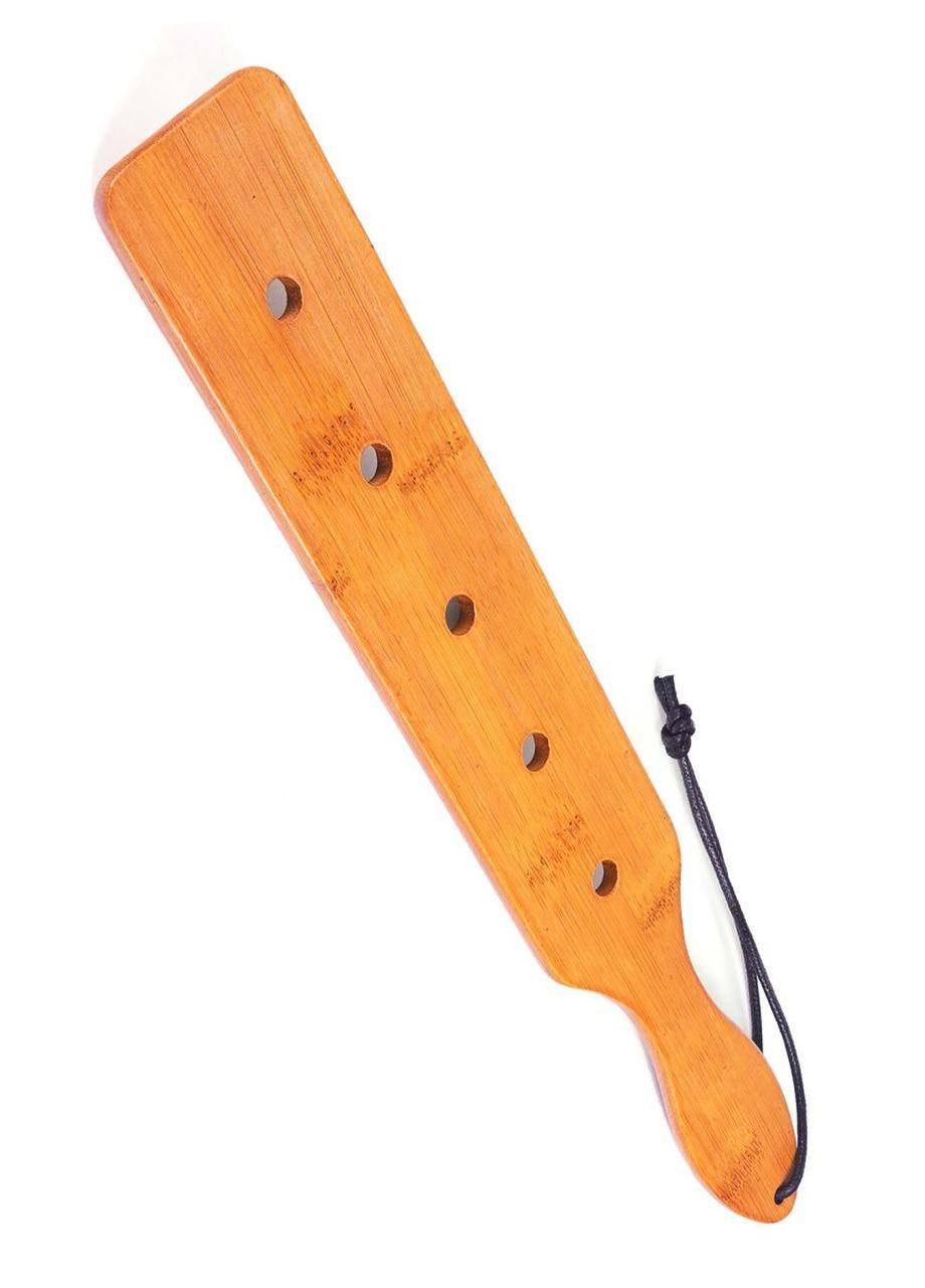 Падл Fetish Tentation — Paddle 5 Holes Bamboo, упакований у ПЕ пакет No Brand (303880742)