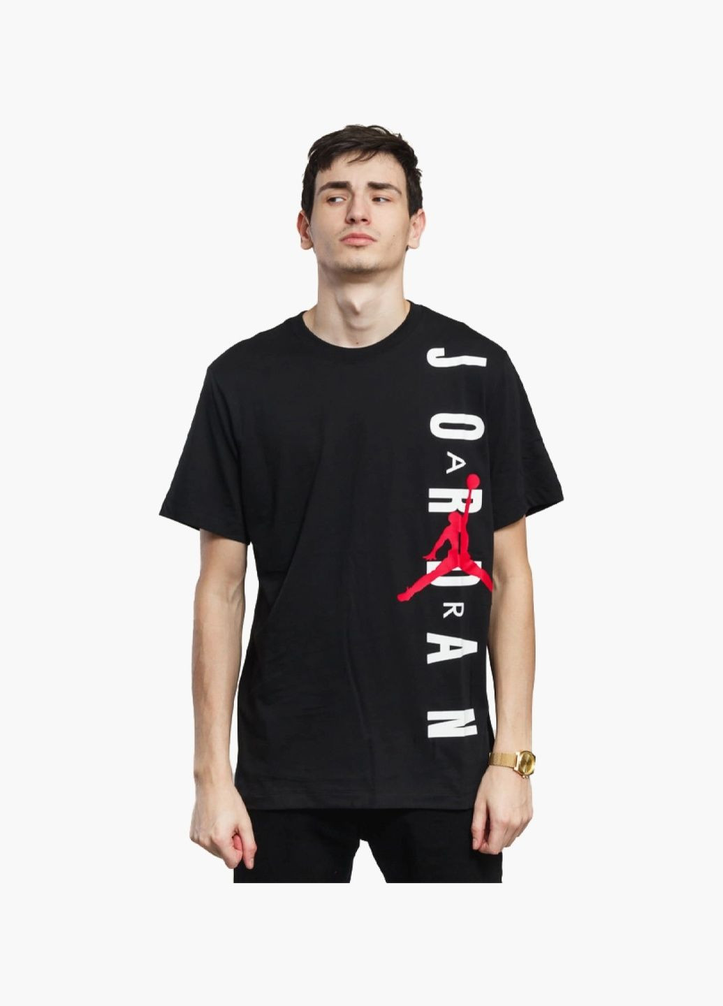 Чорна футболка чоловіча jumpman graphic black bv0086-010 Air Jordan