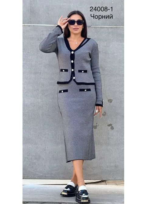 Жіночий костюм двійка кофта+сарафан No Brand (370612712)