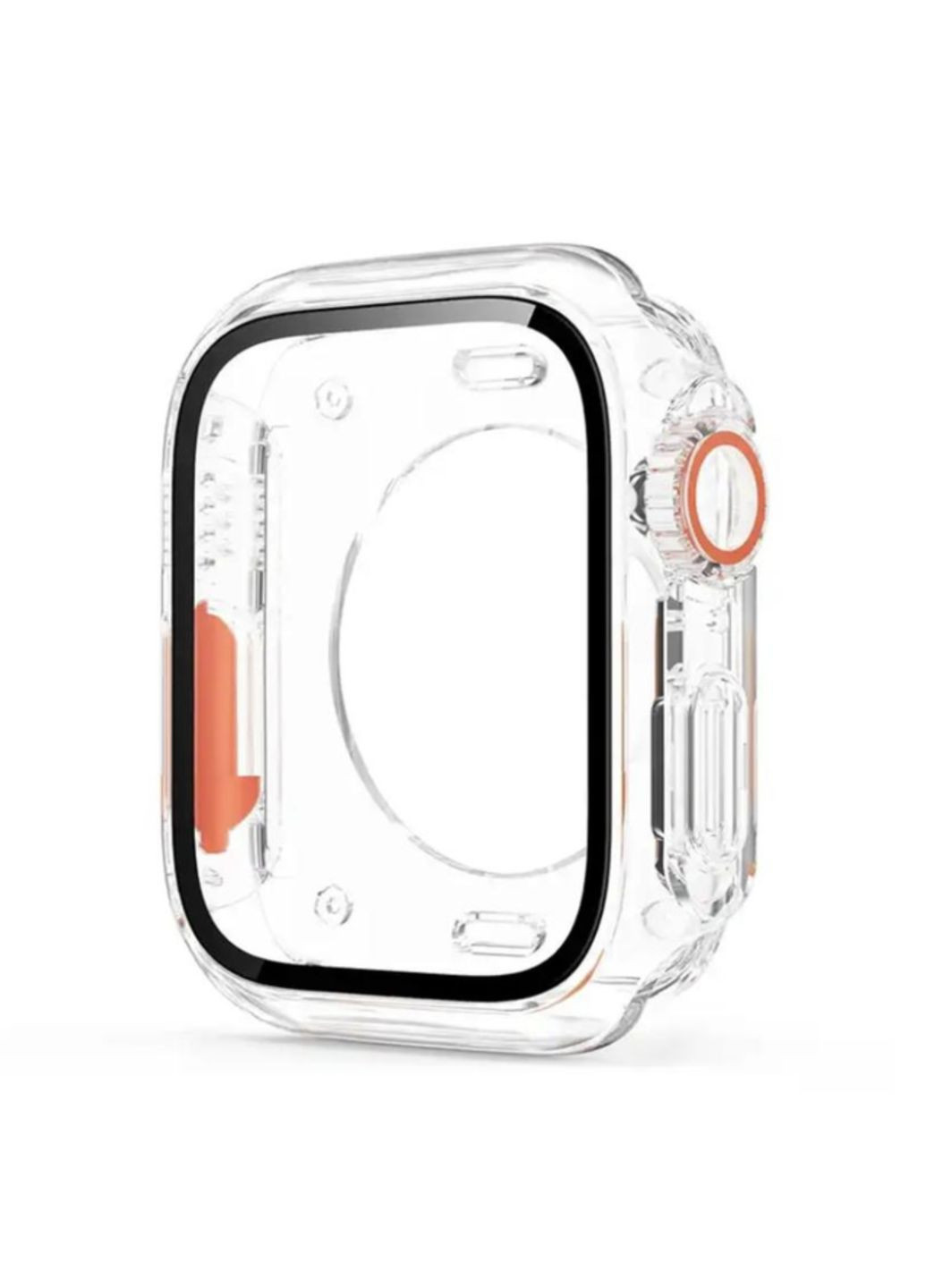 Захисний чохол із захисним склом 3 для Apple Watch 46 мм у стилі Ultra Прозорий CHOICE (361205711)