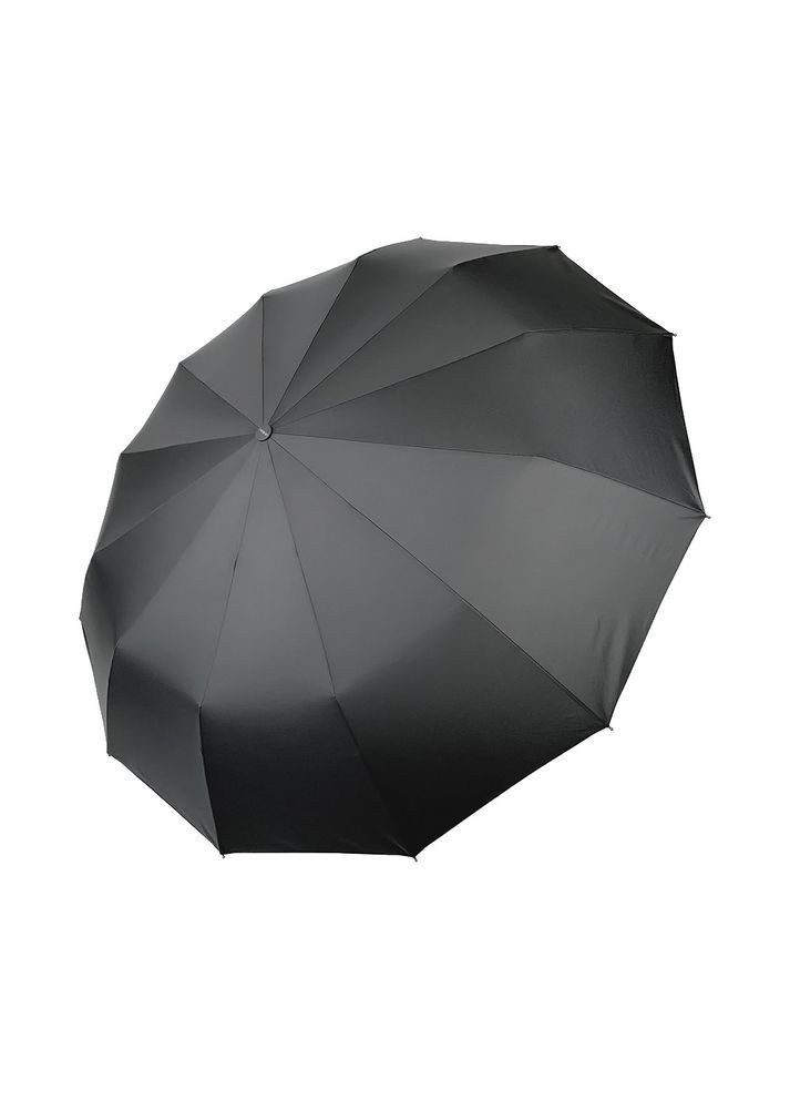 Чёрный зонт мужской thebest 143 полный автомат черный антиветер средний (365263780)