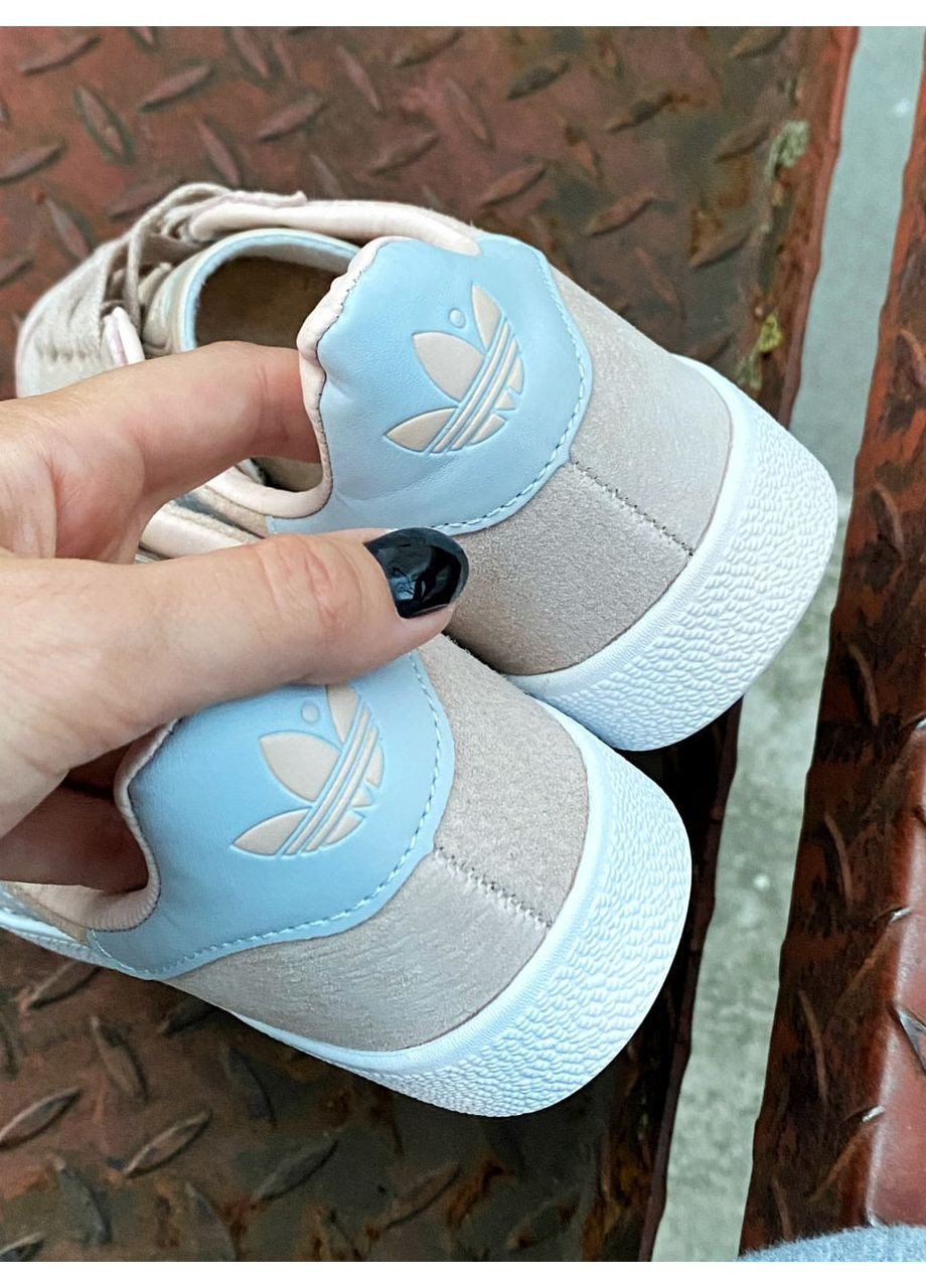 КРОСІВКИ ЖІНОЧІ ADIDAS GAZELLE PINK / GREY АДІДАС ГАЗЕЛЬ No Brand рожеві демісезони (368885768)
