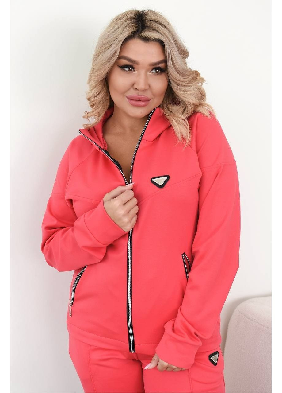 Спортивний костюм (толстовка, штани), колір Рожевий Fashion (361268350)