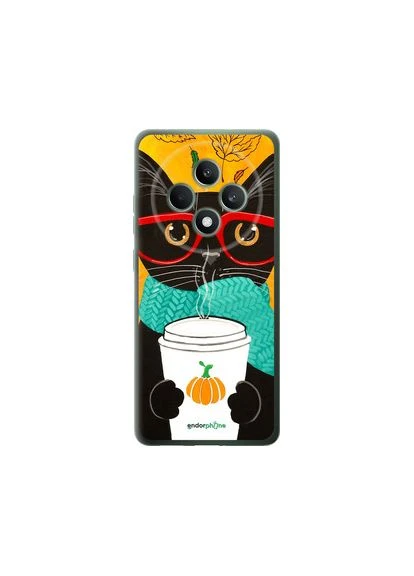 Чехол на Oppo Reno12 F 5G Осенний кот "4026u-3771-2448" Endorphone (365807772)