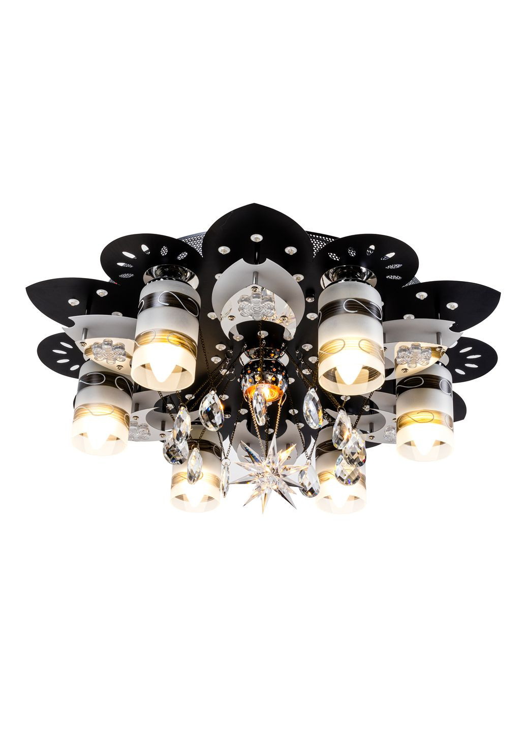 Люстра "космос" на 7 лампочок з підсвіткою V 70269-6+1-600 з пультом Valeso (293516443)