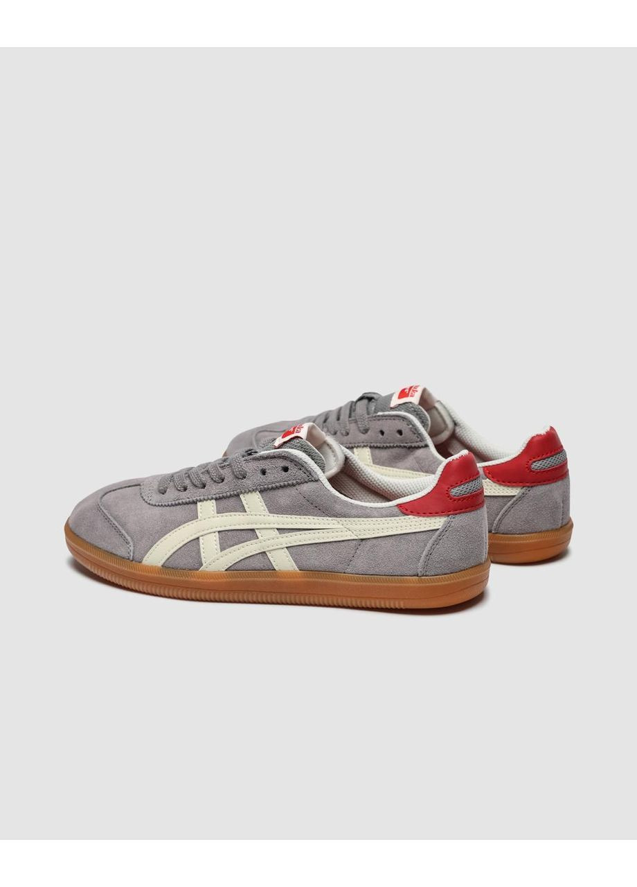 Серо-бежевые кроссовки asics tiger tokuten deep ash No Brand Onitsuka
