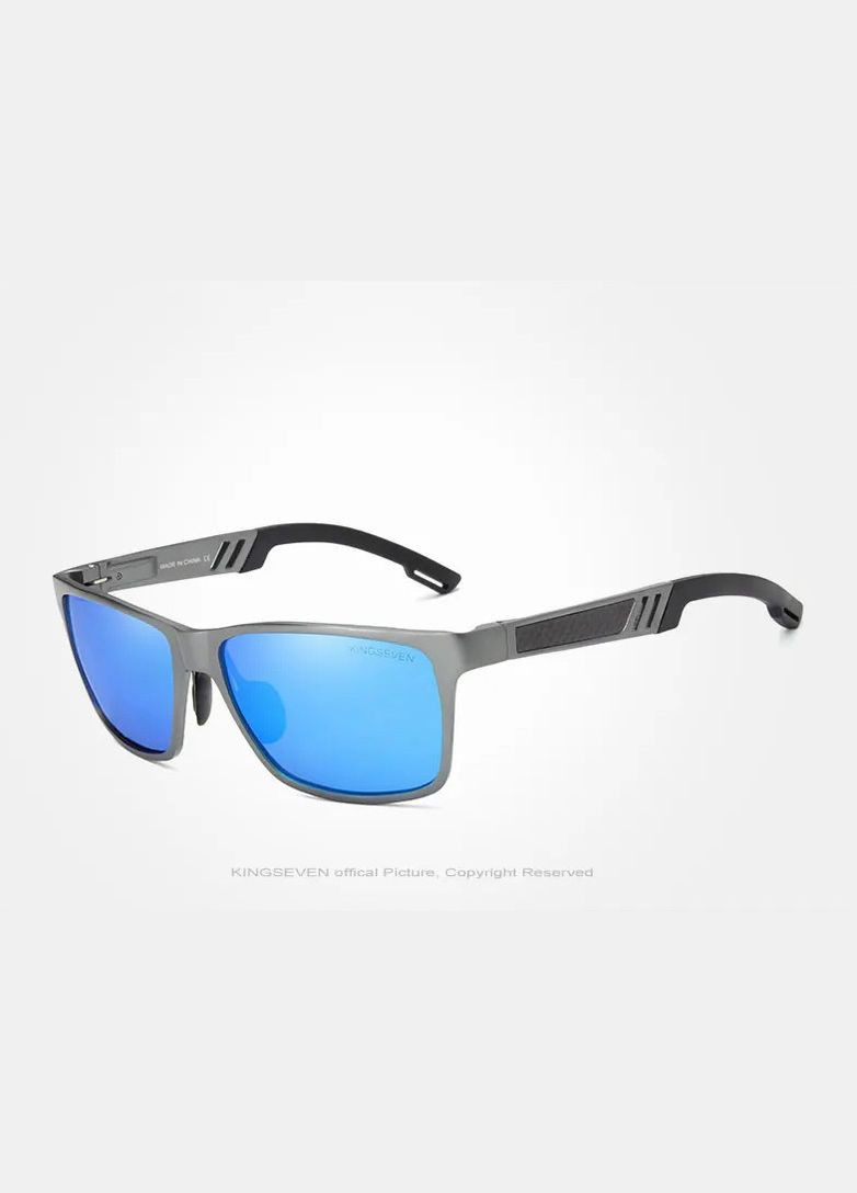 Мужские поляризационные солнцезащитные очки N7180 Gun Blue KINGSEVEN (303401546)