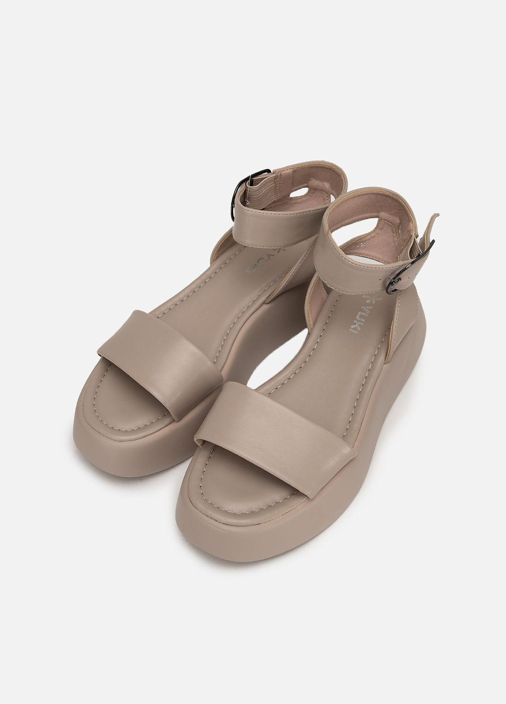 Жіночі босоніжки на платформі колір кавовий CB-00237864 Yuki (319075779)