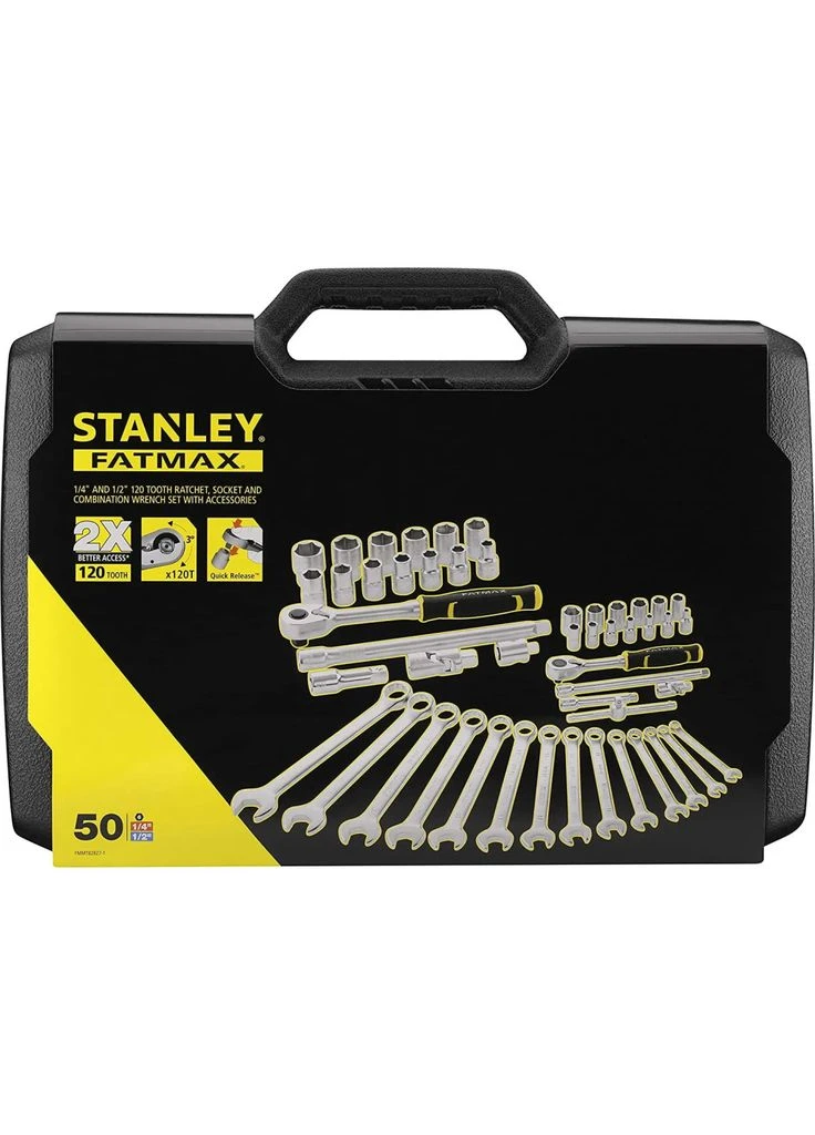 Набір інструментів FatMax, 1/4, 1/2, 50 шт. (m524571) Stanley FatMax, 1/4, 1/2, 50 шт. (383539140)