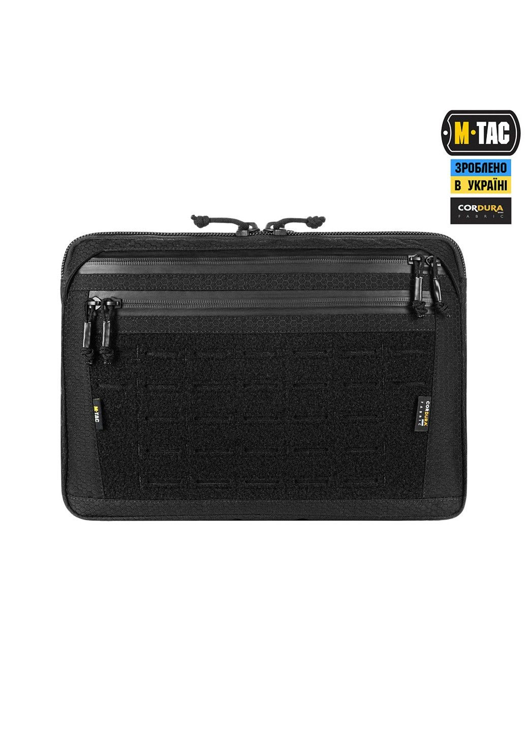 СУМКА ADMIN BAG LARGE ELITE З ЛИПУЧКОЮ Чорний M-TAC (342073177)