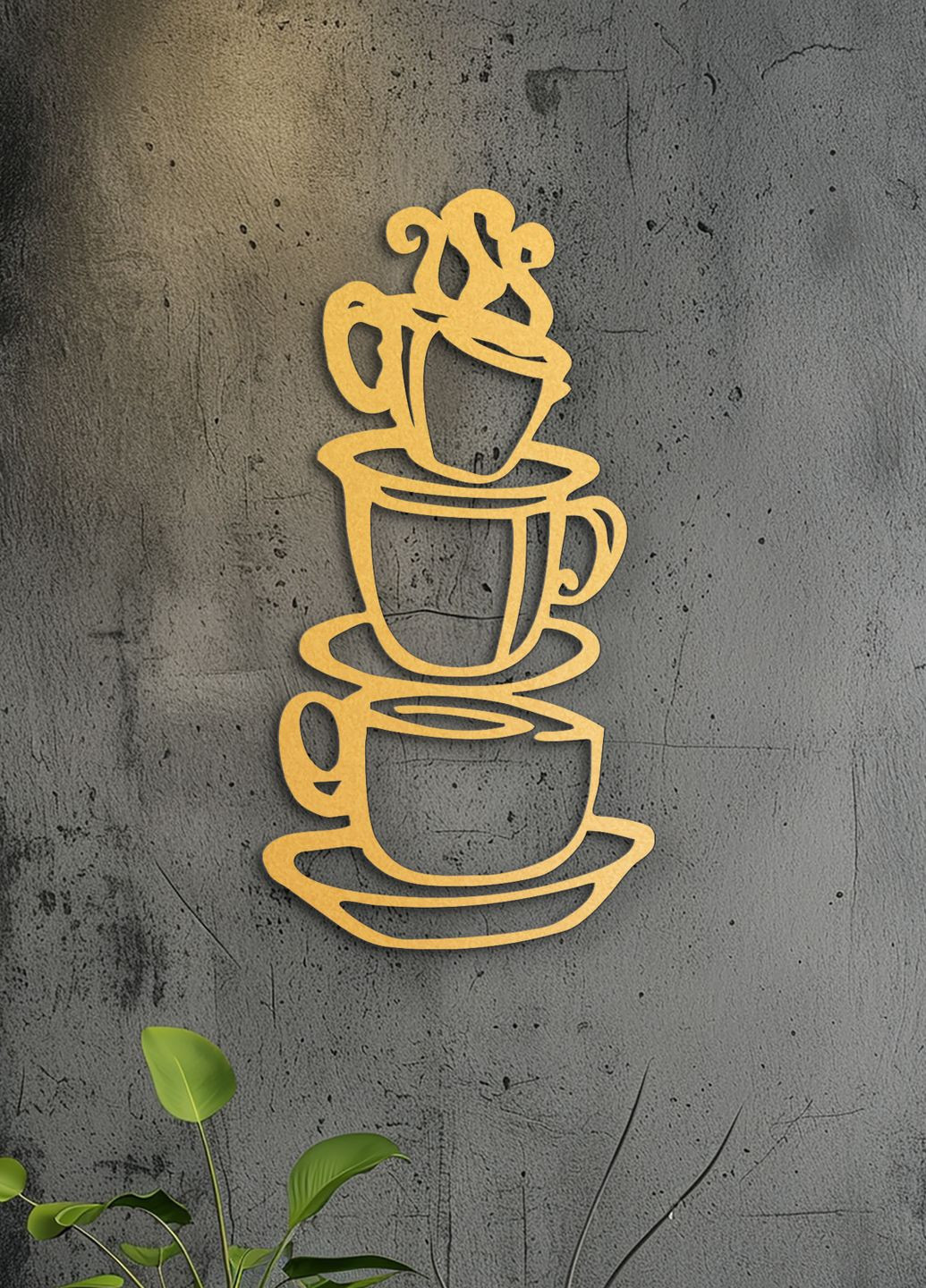 Современная картина на кухню, декоративное панно из дерева "Хороший кофе", стиль минимализм 95х48 см Woodyard (291842836)