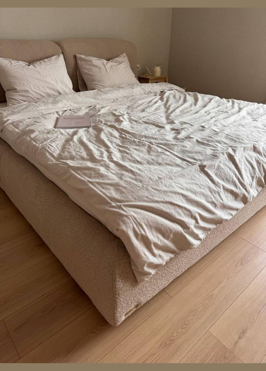 Постільна білизна бавовна Євро 200х220 наволочка 70х70 2шт Світло-рожевий (П4К-al-sikel-var-002-01) No Brand (348094899)