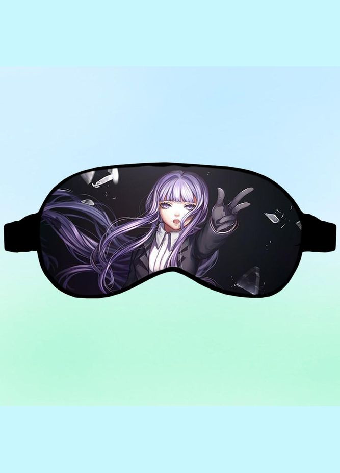 Маска для сну Аніме Данганромпа #0004 чорна No Brand (315042311)