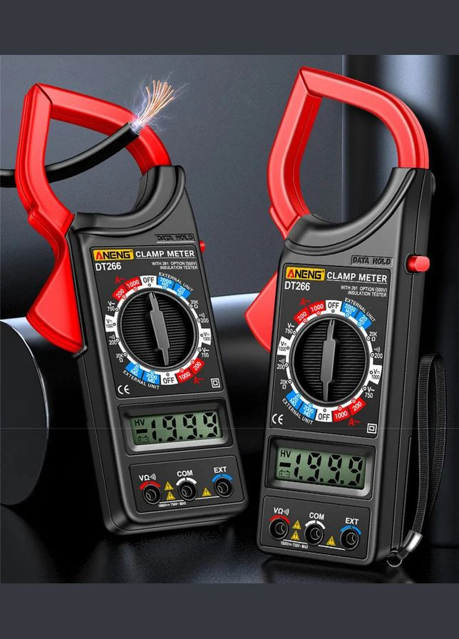 Цифровой мультиметр токоизмерительные клещи DT266-8 Aneng (304974582)