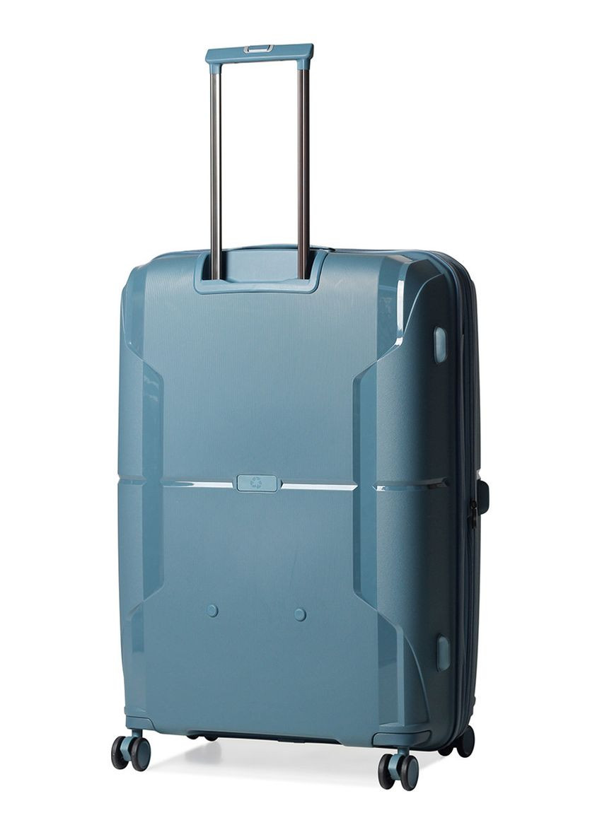 Чемодан большой L полипропилен синий 77х52х31(+5)см/126л/4.4кг/ 245 AIRTEX (324801871)