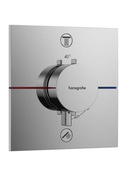 Смеситель скрытого монтажа SHOWER SELECT DEL, хром, латунь Hansgrohe (401624120)