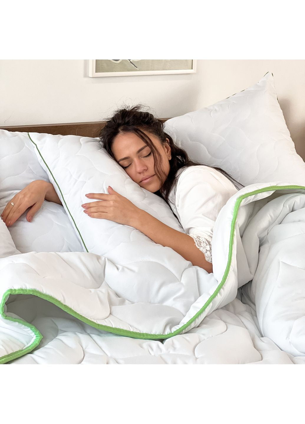 Зимнее одеяло Floral Aloe Vera / Флорал Алоэ Вера 140х205 см ArCloud (367982675)