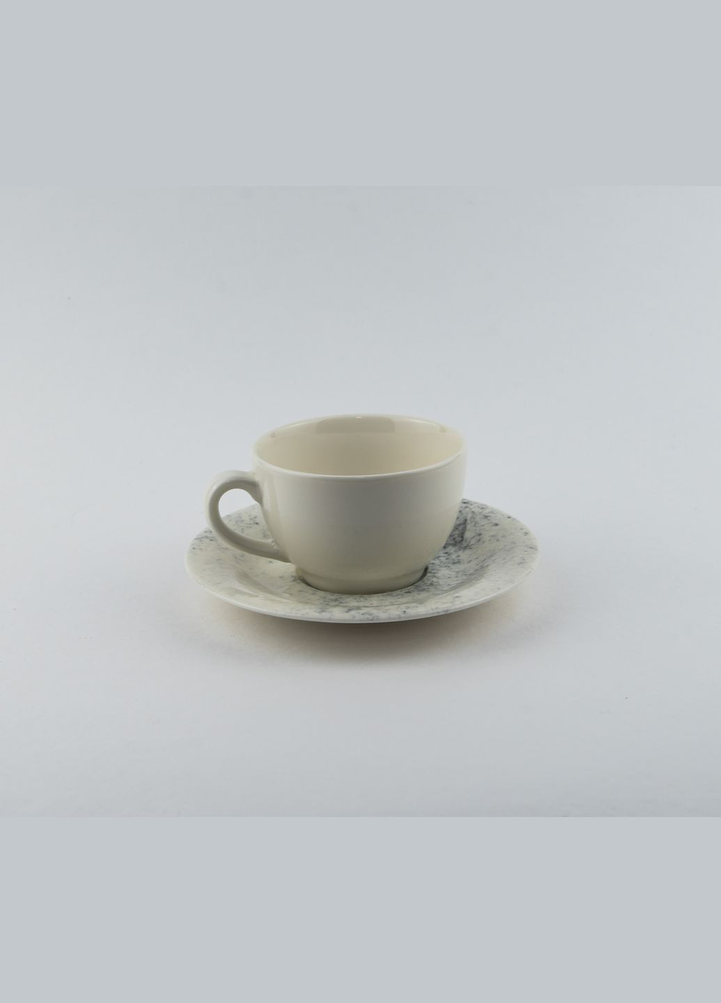 Набор чайный чашка 280мл с блюдцем 16см Ethos Smoky 228330 Porland (277949345)