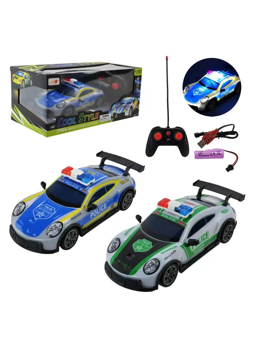 Іграшка машина на радіокеруванні перегонова зі світлом 998-5C акумулятор в асортименті No Brand (362423241)