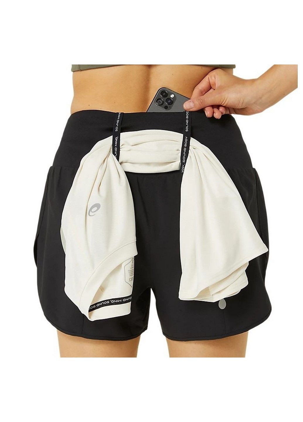 Женские шорты для бега ROAD 3.5 IN SHORT 2012C965-001 Asics (325977885)