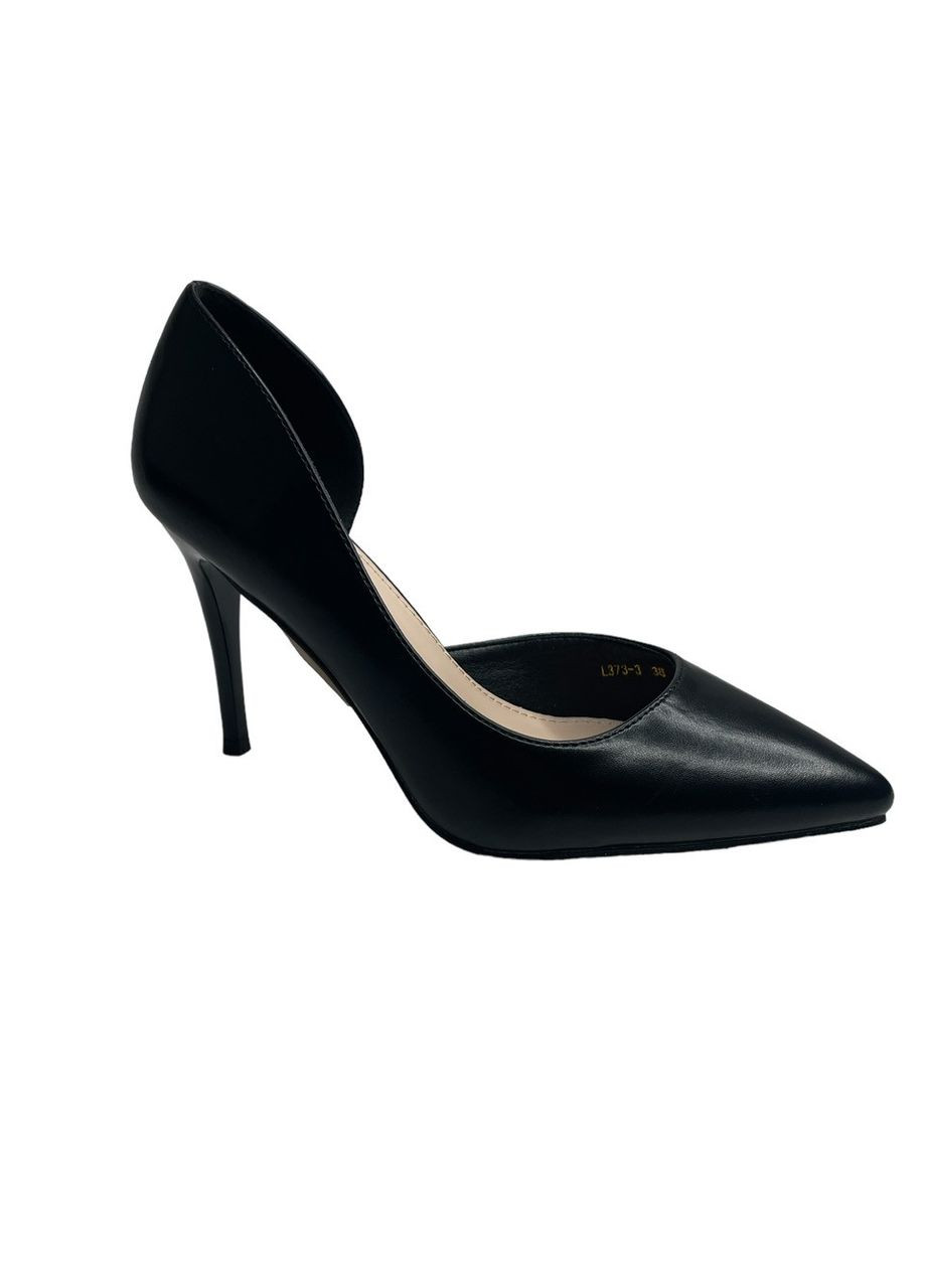 MD Женские туфли на шпильке черные (L373-3) черный з искусственная кожа, китай — демисезон (360965271)