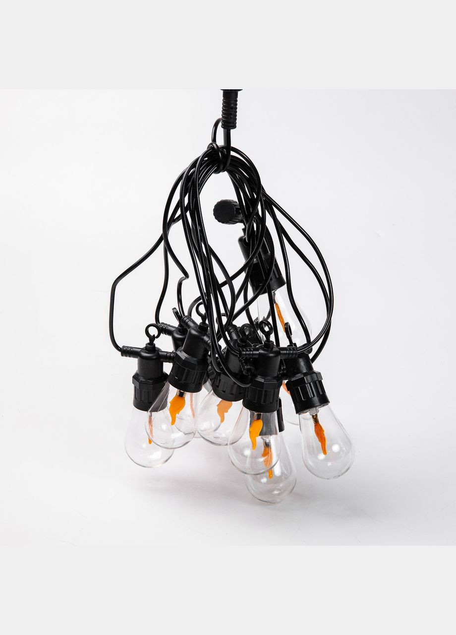 Уличная гирлянда Pro в ретро стиле на 10 LED лампочек 5 метров винтажное уличное освещение lu Garlando (311669090)