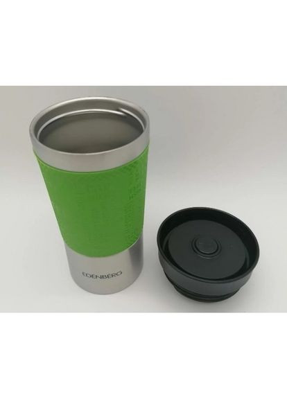 Термокружка EB-632 380 мл Термос чашка Нержавеющая сталь с Силиконовым нескользящим Держателем Edenberg (354823795)