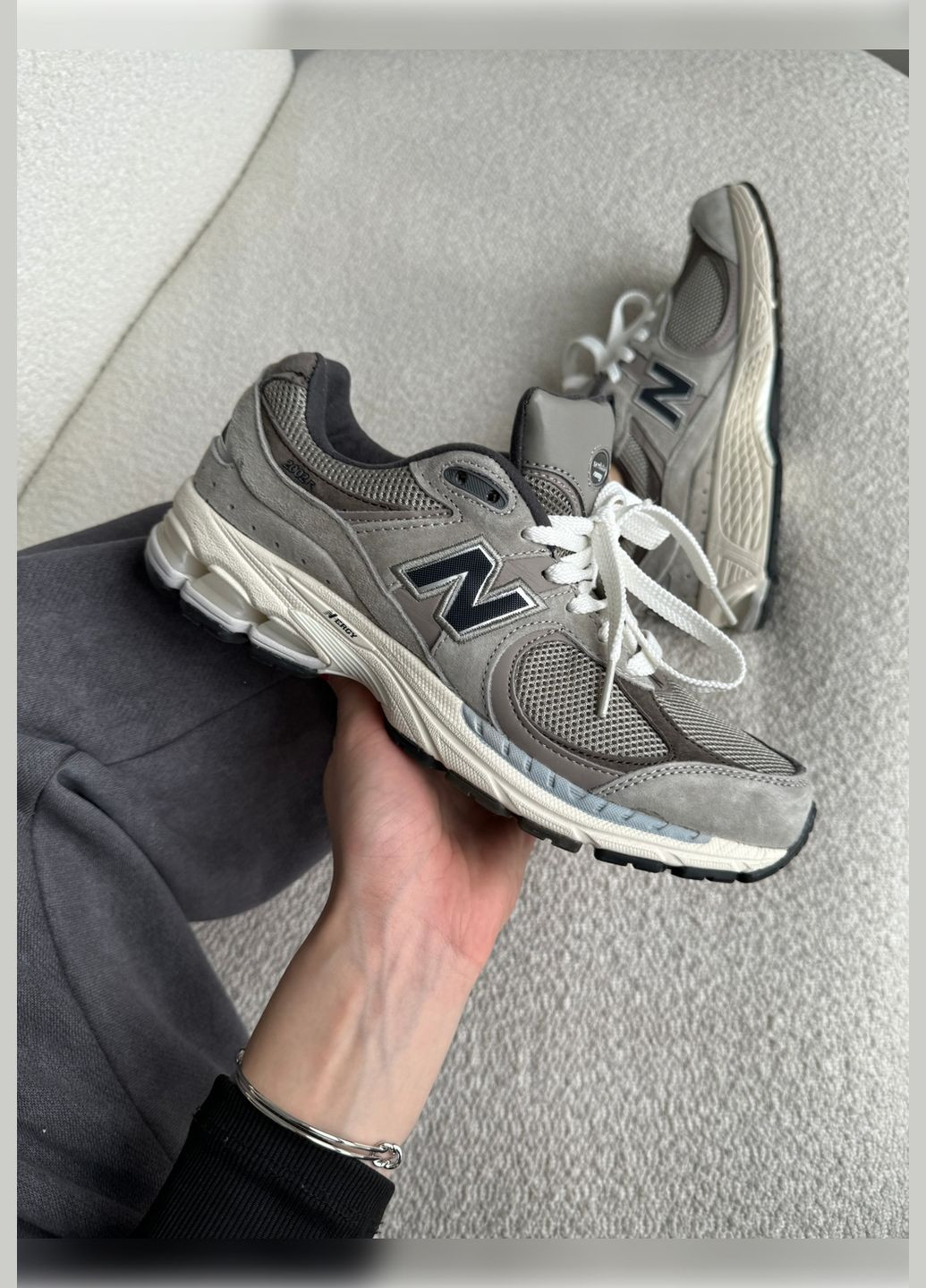 Серые демисезонные кроссовки мужские No Brand