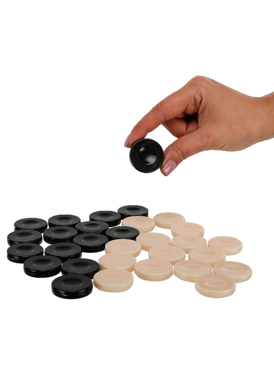 Набір для гри в нарди та шашки 30 фішок та 2 кубики SM 3208 фішка ø3см SP-Sport (362459855)