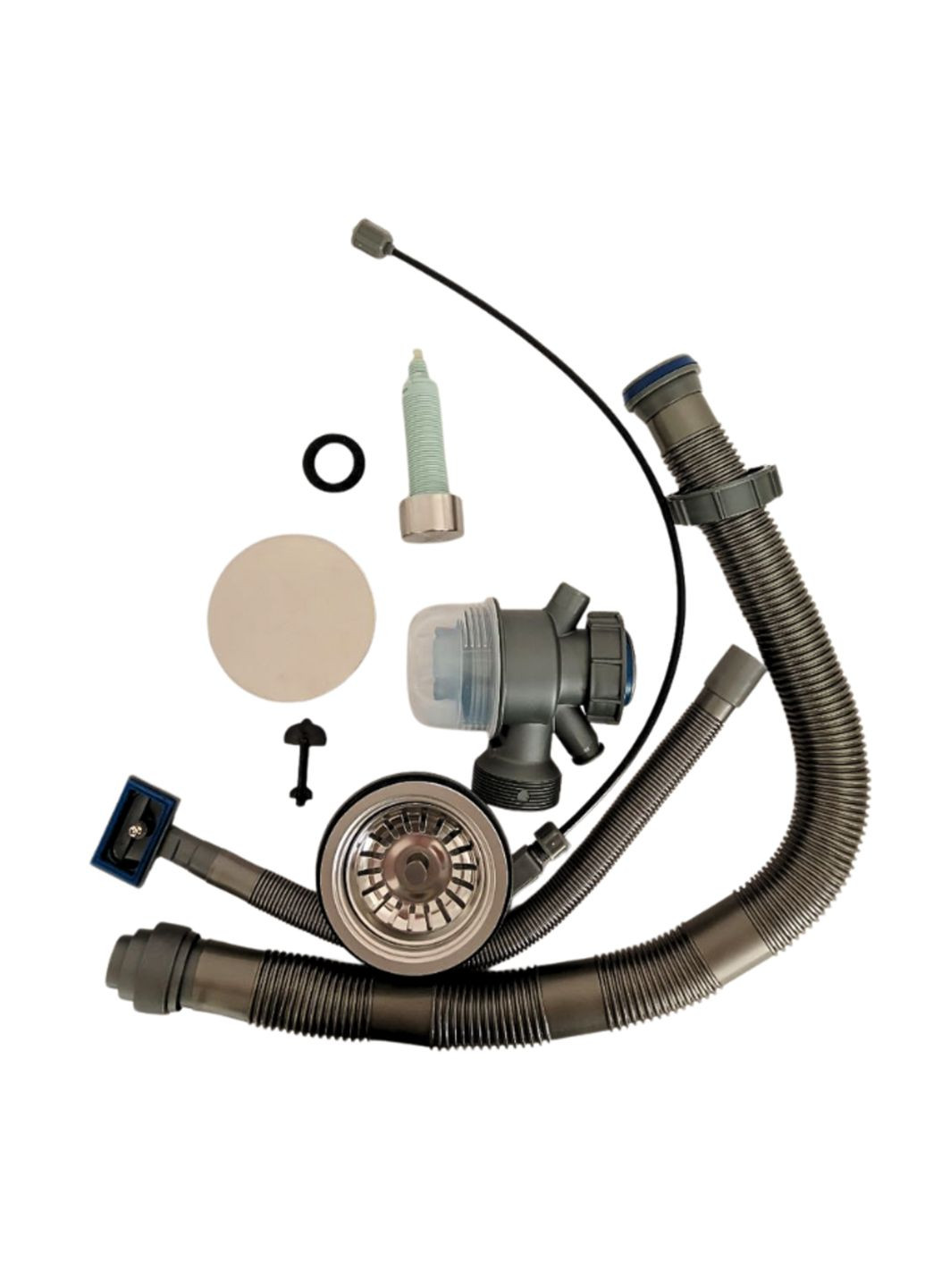 Мойка кухонная PVD черная Handmade "Водопад" (ДЕКОР) 75х45DF Valeso (365877908)