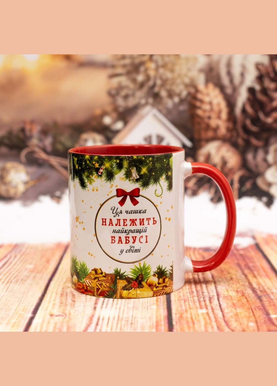 Чашка бабусі від Святого Миколая 330 мл. No Brand (339043126)
